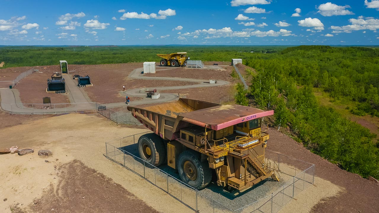 Hull Rust Mine View as seen by drone