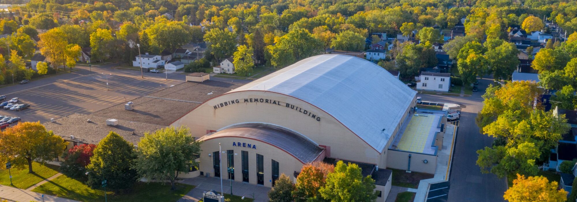 Hibbing Memorial Building aerial