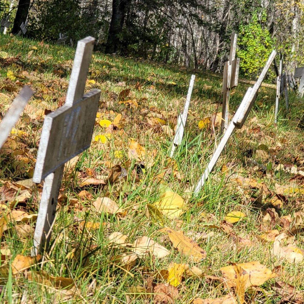 A potter's field cemetery in Buhl, MN that is said to be haunted.