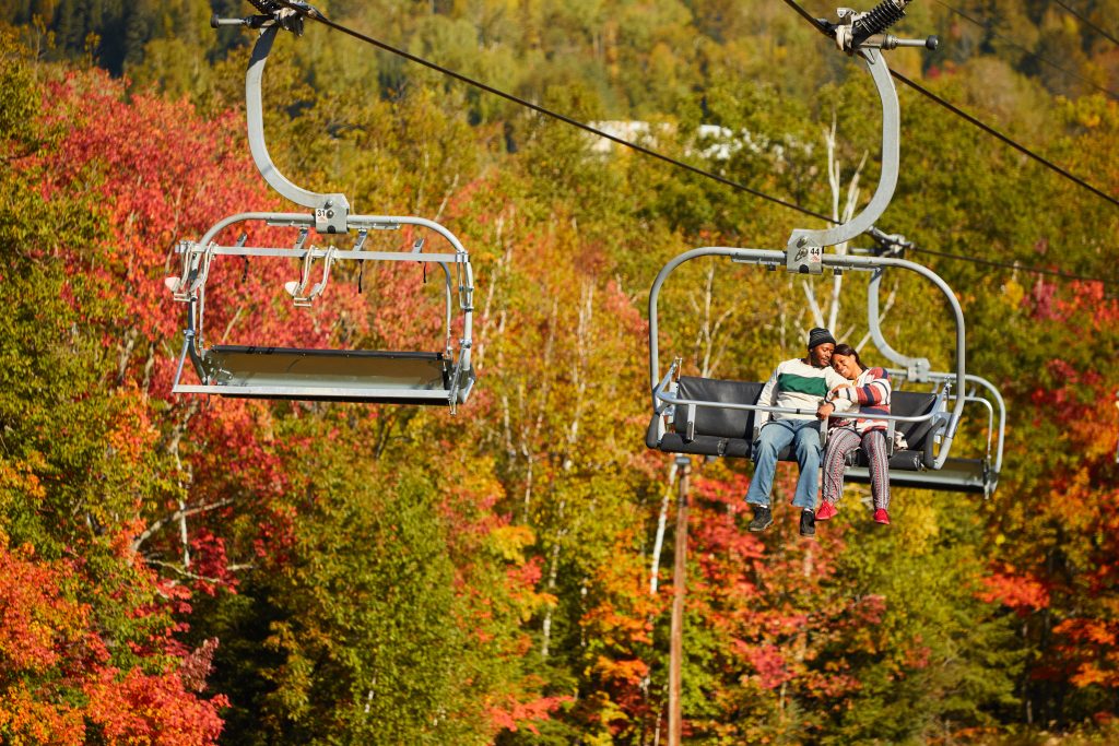 Fall Chairlift Ride Giants Ridge