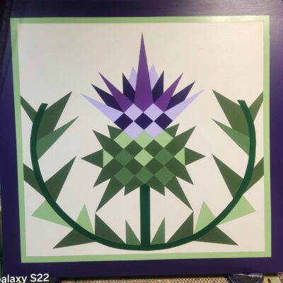 Scottish Thistle - Downtown Hibbing - Linda Suihkonen