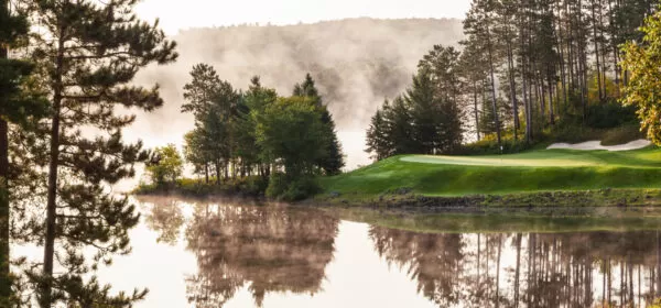 Giants Ridge Golf Course in Minnesota overlooks several lakes