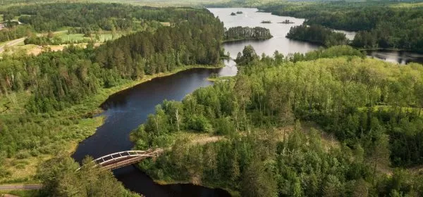 The Mesabi Trail in northern Minnesota winds through 28 towns.