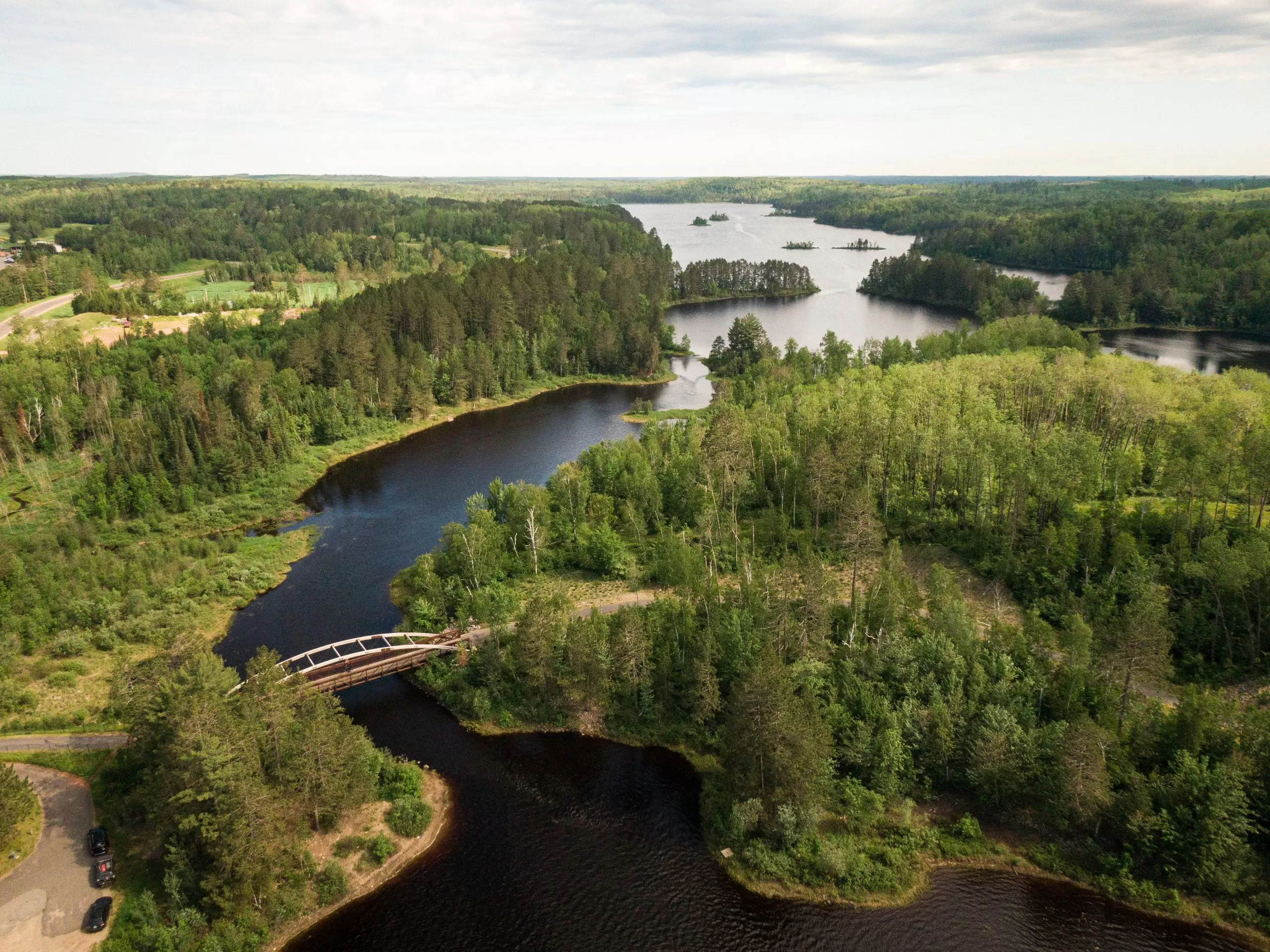 The Mesabi Trail in northern Minnesota winds through 28 towns.