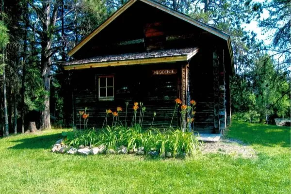 A 100-year old Finnish farm homestead is shown in Makinen, MN