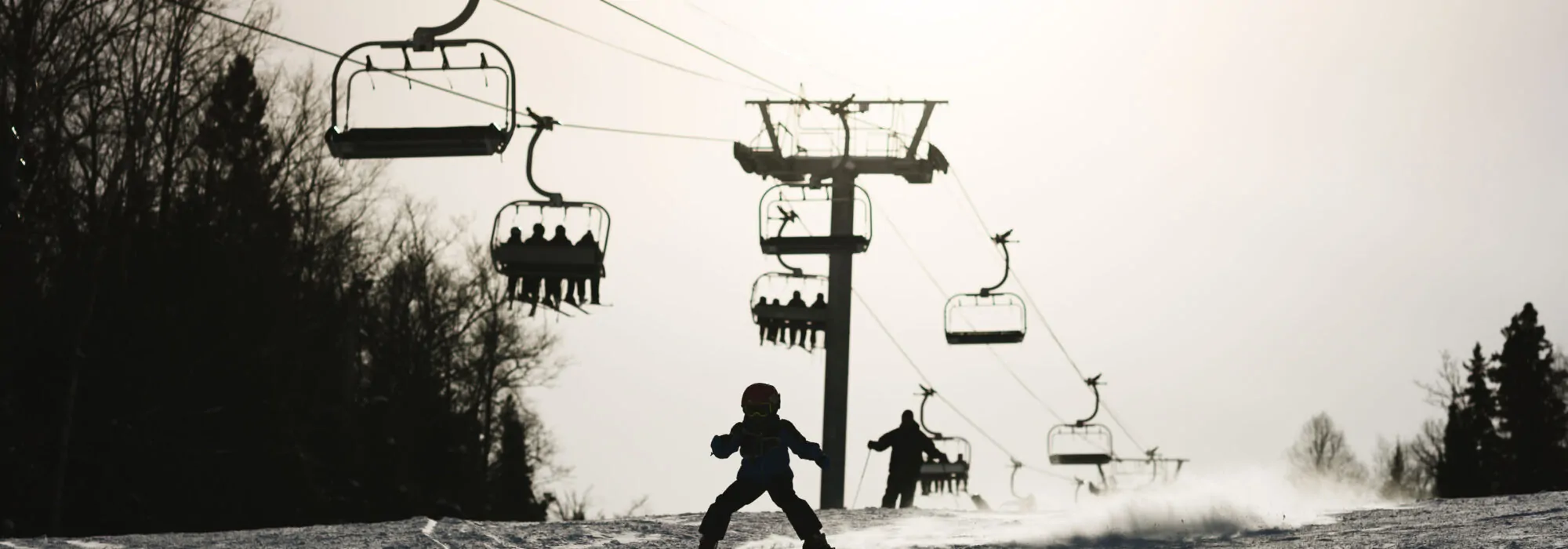 Giants Ridge ski hill with lift
